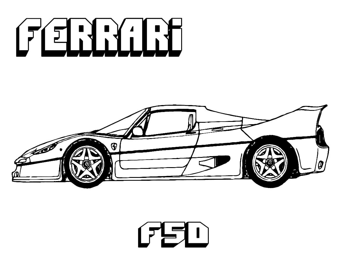 페라리 F50 자동차