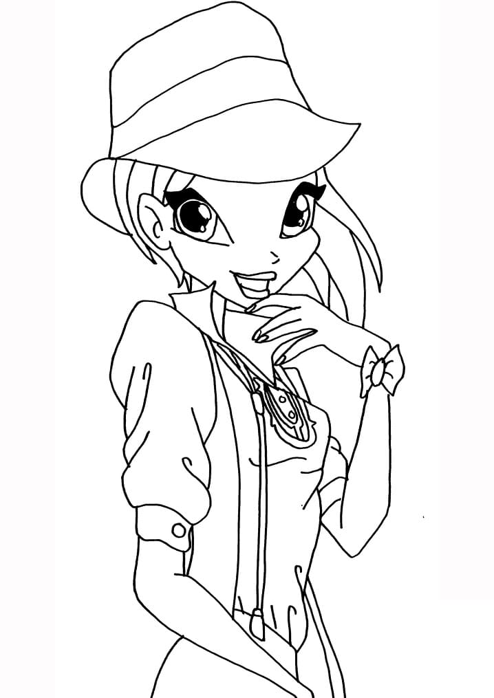 사랑스러운 테크나 윙스 클럽 coloring page