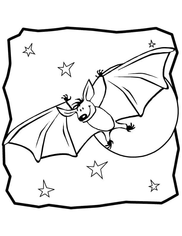 박쥐 무료 인쇄 가능 coloring page