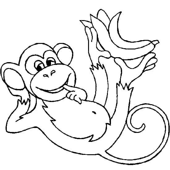 바나나를 든 원숭이