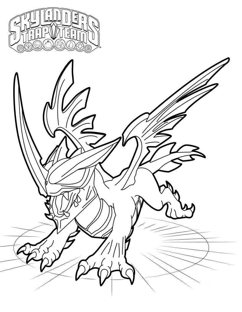 블랙아웃 스카이랜더스 coloring page