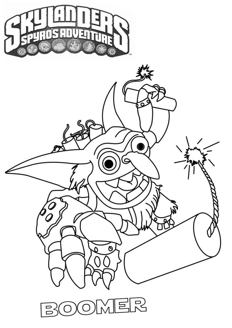 부머 스카이랜더스 coloring page