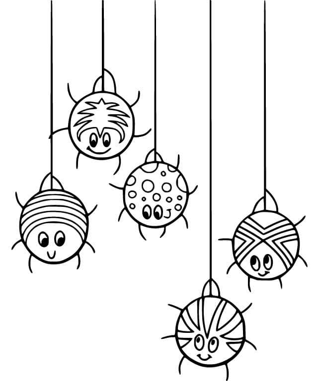 어린이를 위한 거미 coloring page