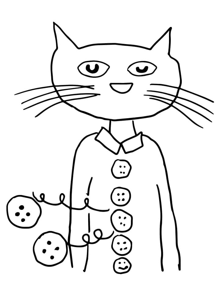 고양이 피트 무료 coloring page