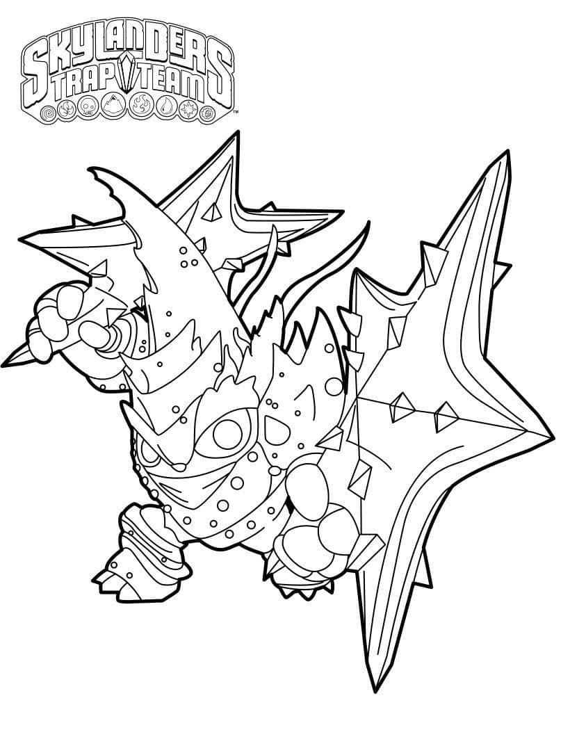 로브스타 스카이랜더스 coloring page