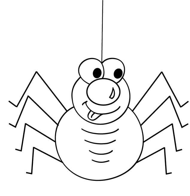만화 거미 인쇄 가능 coloring page