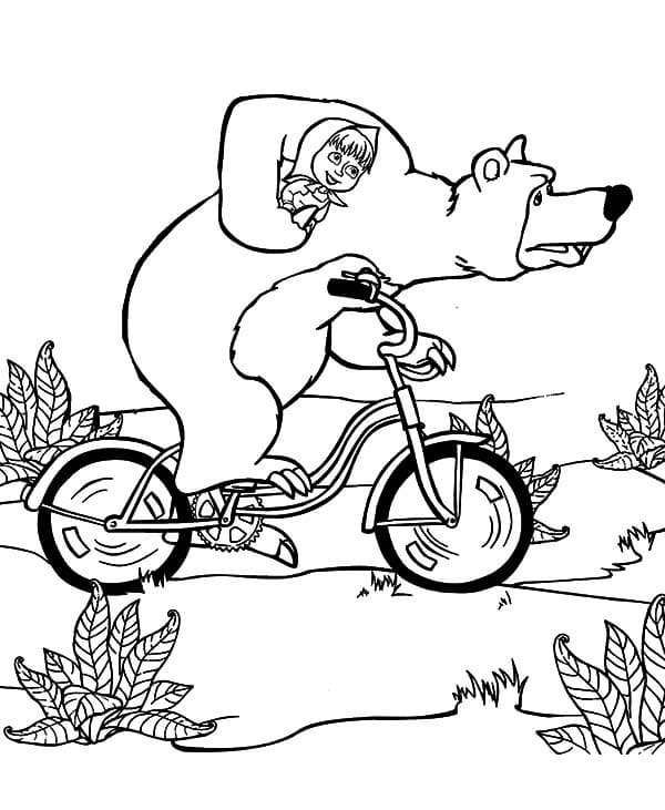 마샤와 자전거를 탄 곰