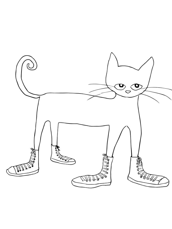 무료로 고양이 피트 coloring page