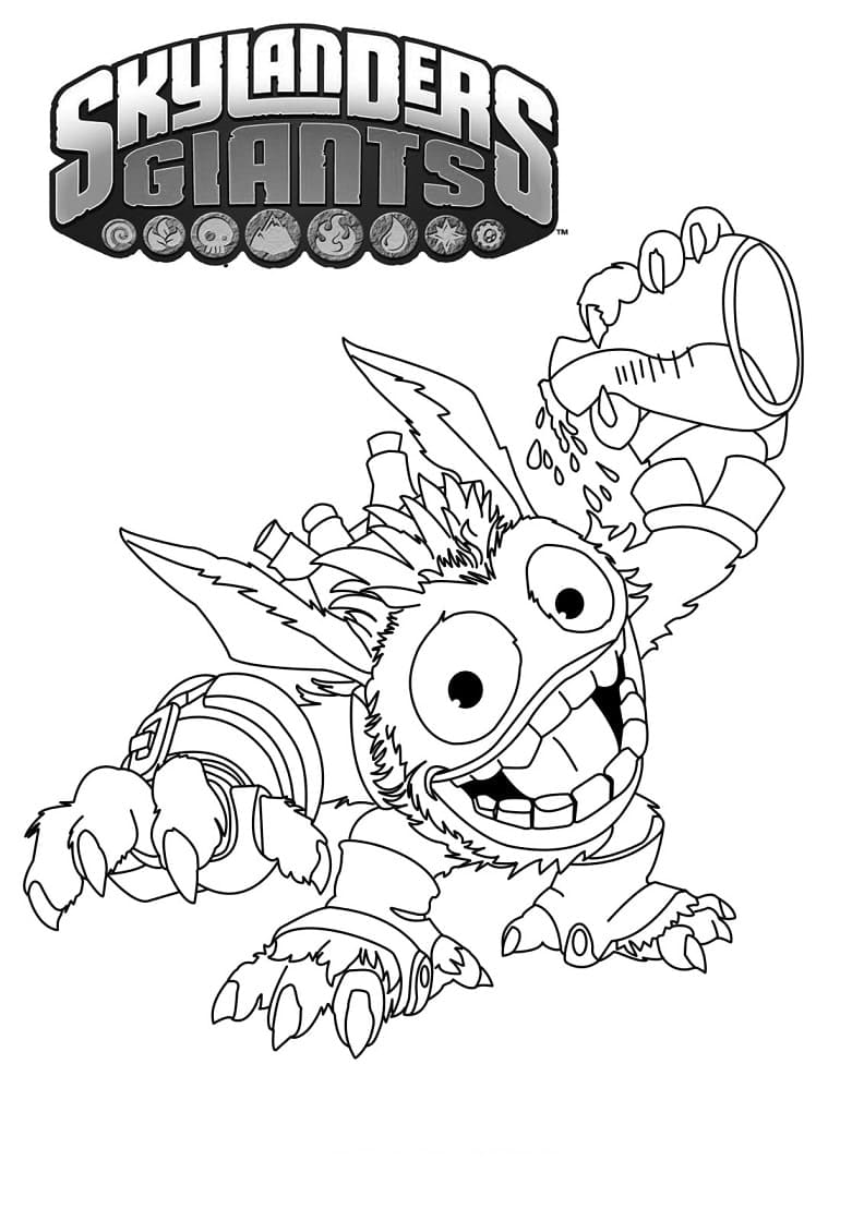 팝 피즈 스카이랜더스 자이언츠 coloring page