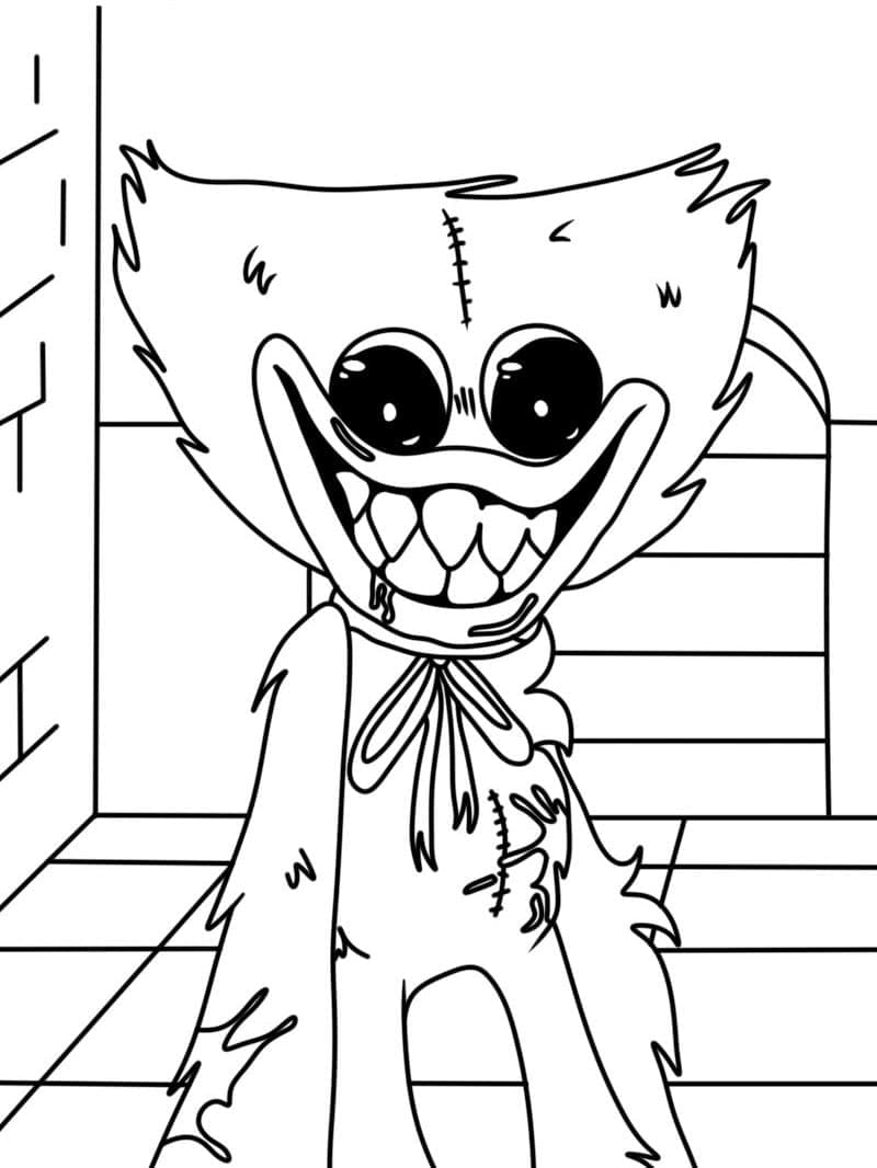 포피 플레이타임 허기 워기 coloring page