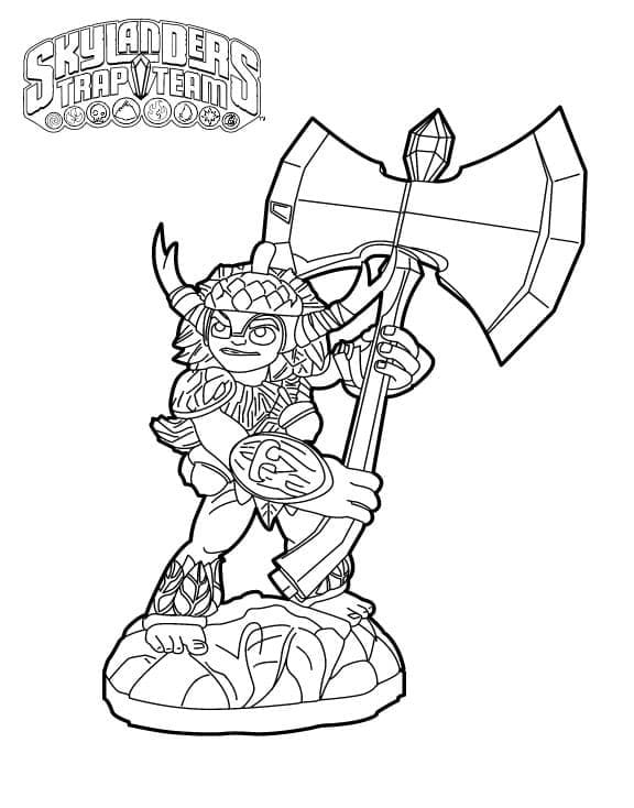 스카이랜더스 부시워크 coloring page