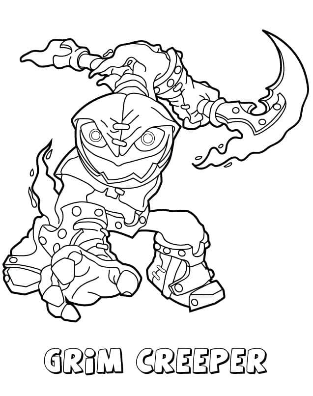 스카이랜더스 그림 크리퍼 coloring page