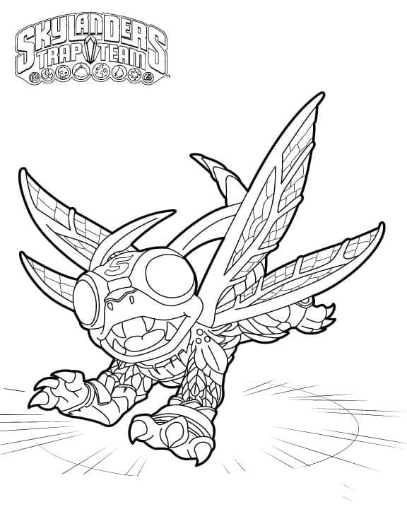 스카이랜더스 하이파이브 coloring page