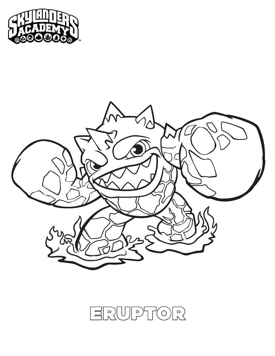 스카이랜더스 이럽터 coloring page