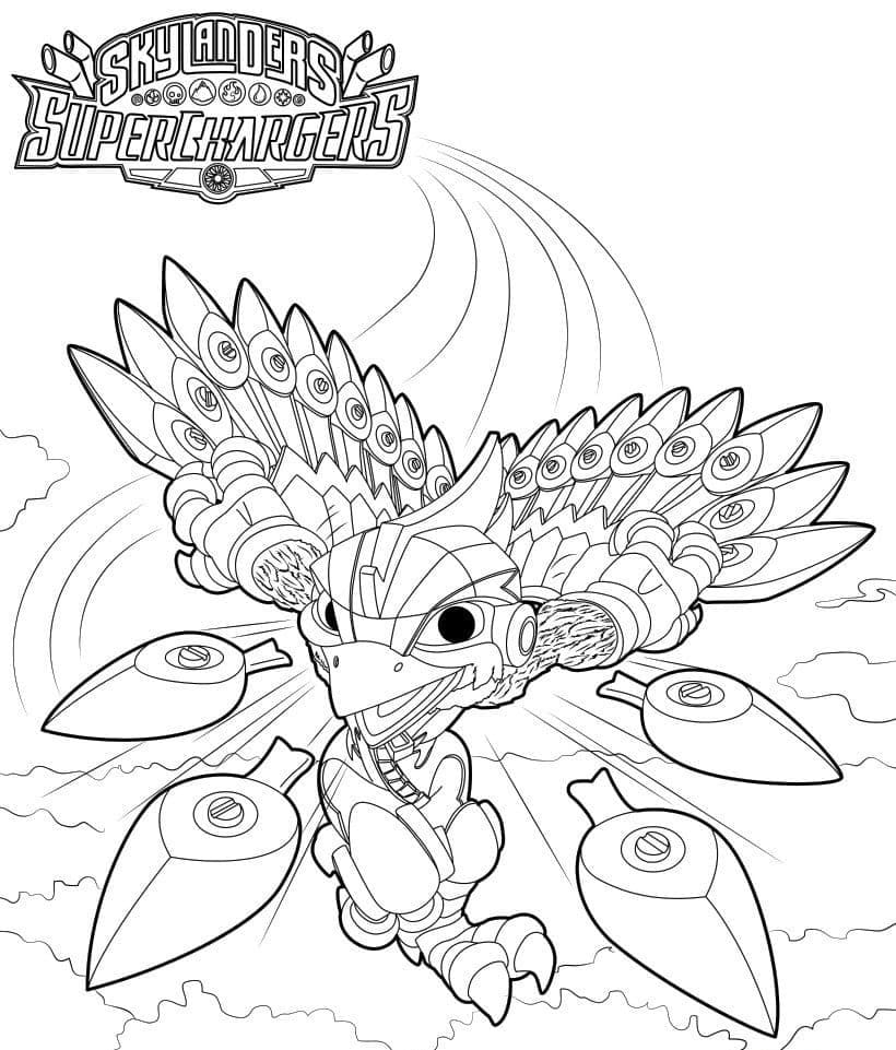 스톰블레이드 스카이랜더스 coloring page