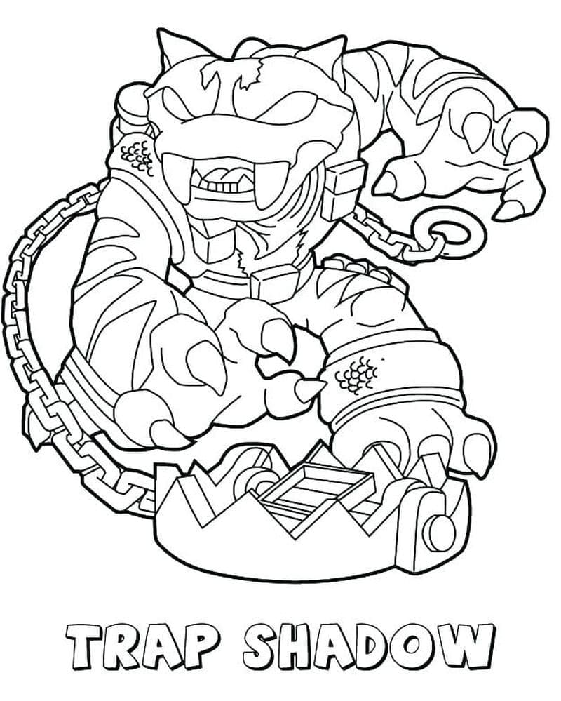 트랩 섀도우 스카이랜더스 coloring page