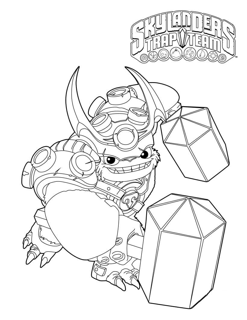 월롭 스카이랜더스 coloring page