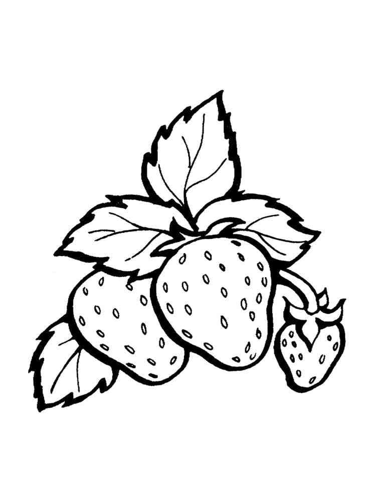 어린이를 위한 딸기 무료 coloring page