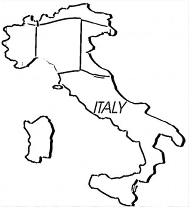 인쇄 가능한 이탈리아 지도