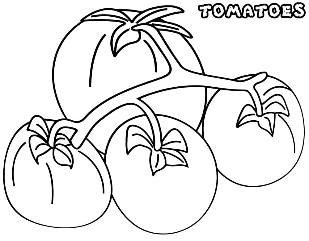 토마토 좋음 coloring page