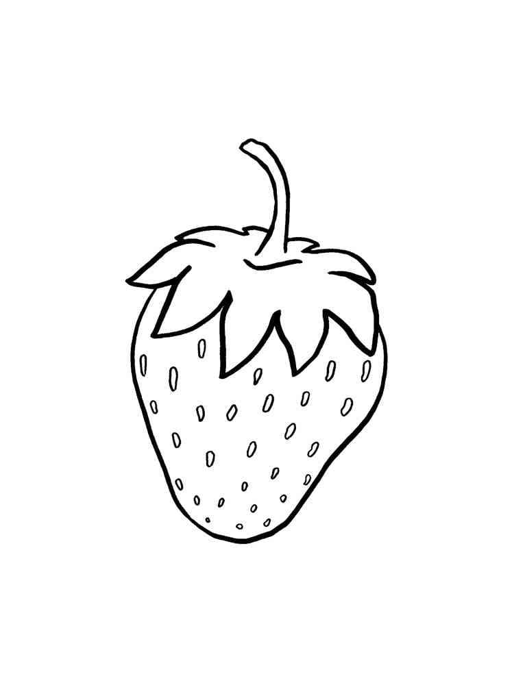 딸기 무료 인쇄 가능 coloring page