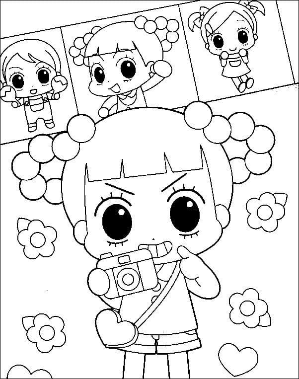 안녕자두야 – 시트 3 coloring page