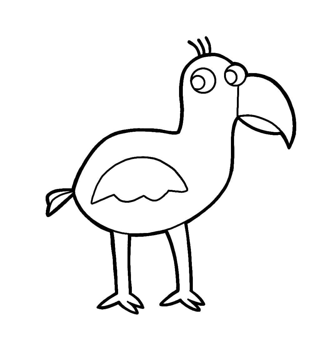 반반의 정원 – Opila Bird coloring page