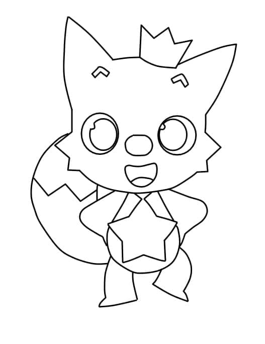 귀여운 핑크퐁 이미지 coloring page