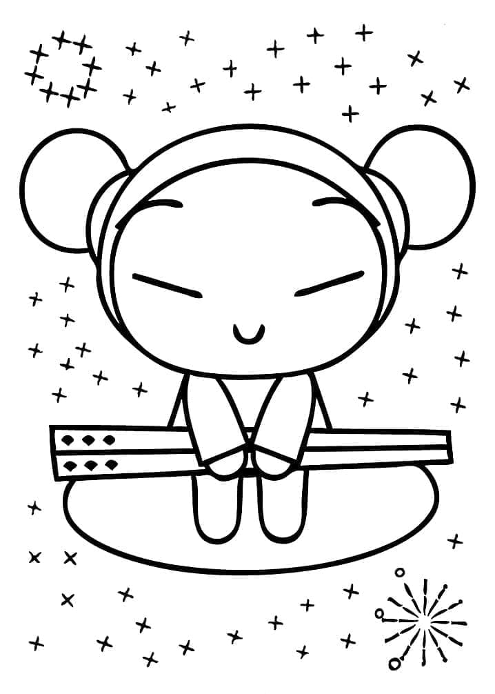 사랑스러운 뿌까 이미지 coloring page