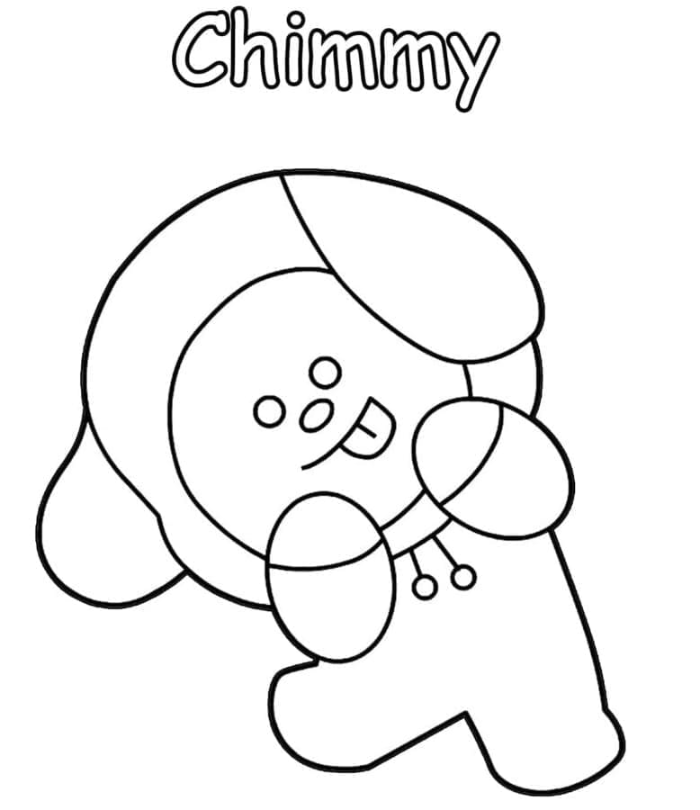 BT21의 치미 coloring page