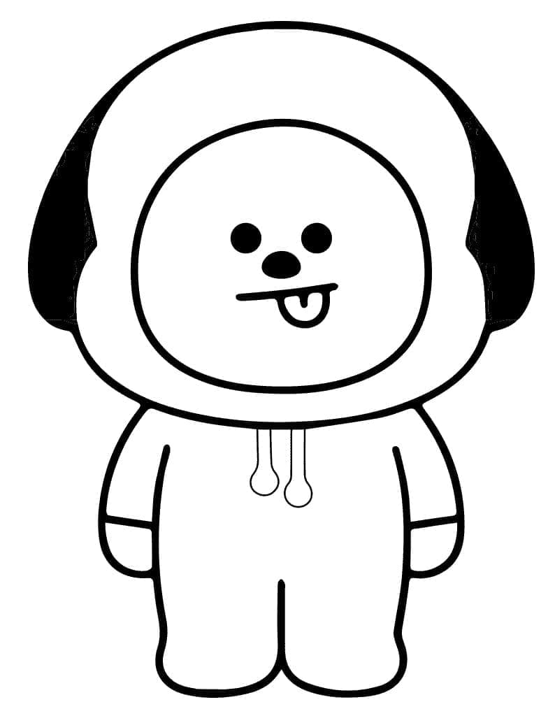 BT21 색칠 공부 - Saechil.co.kr에서 무료 색칠 공부