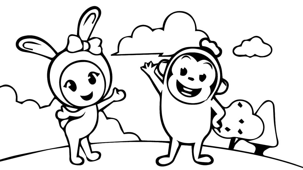 Cocomong Coloring Pages 2025 Cocomong Coloring Pages 2025