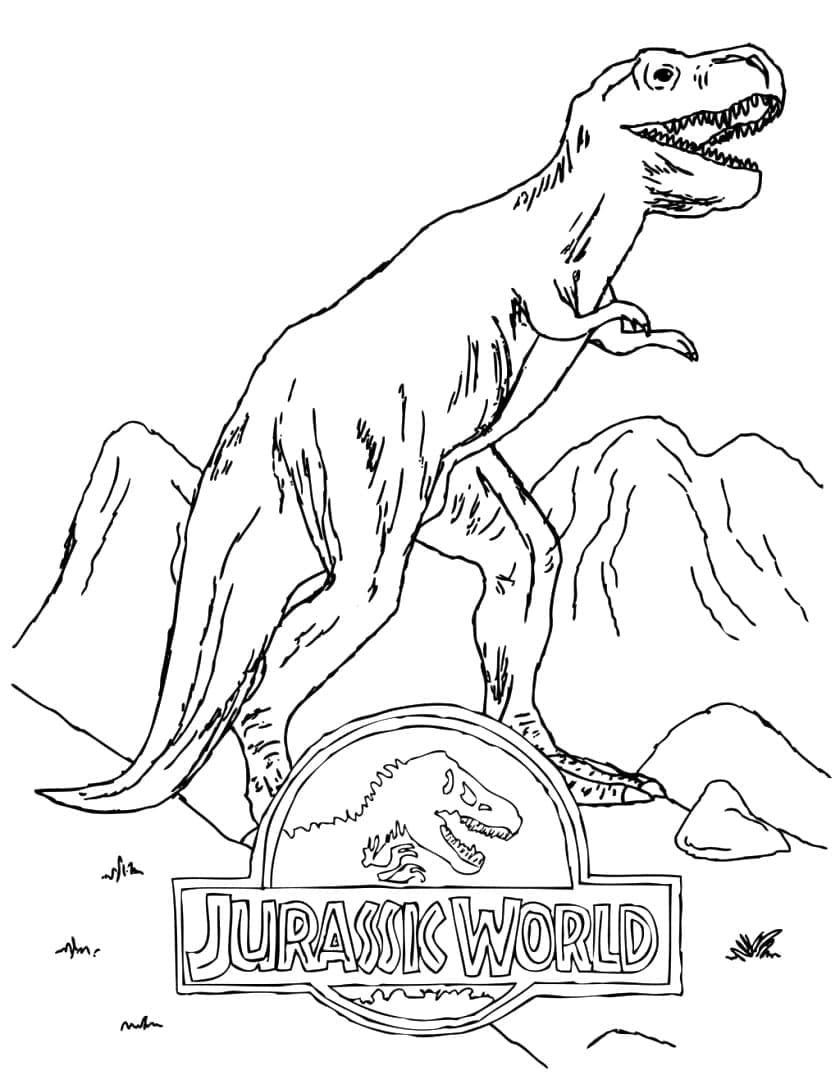 쥬라기 월드 공룡 coloring page