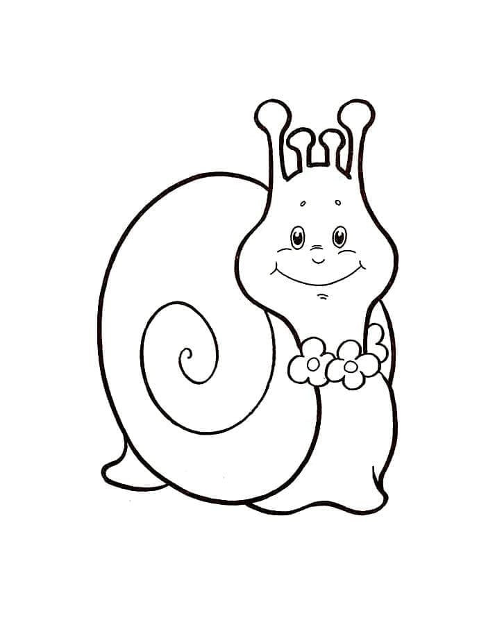 만화 달팽이 coloring page