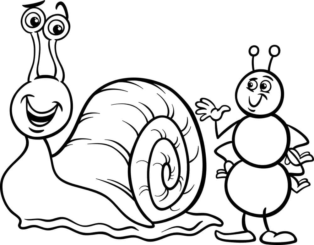 만화 달팽이와 개미