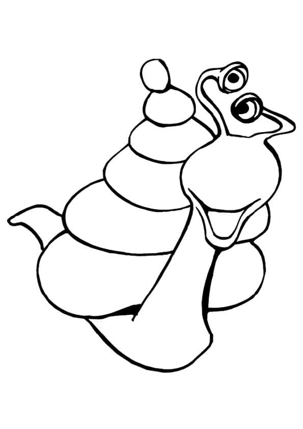 무료로 인쇄 가능한 달팽이 coloring page