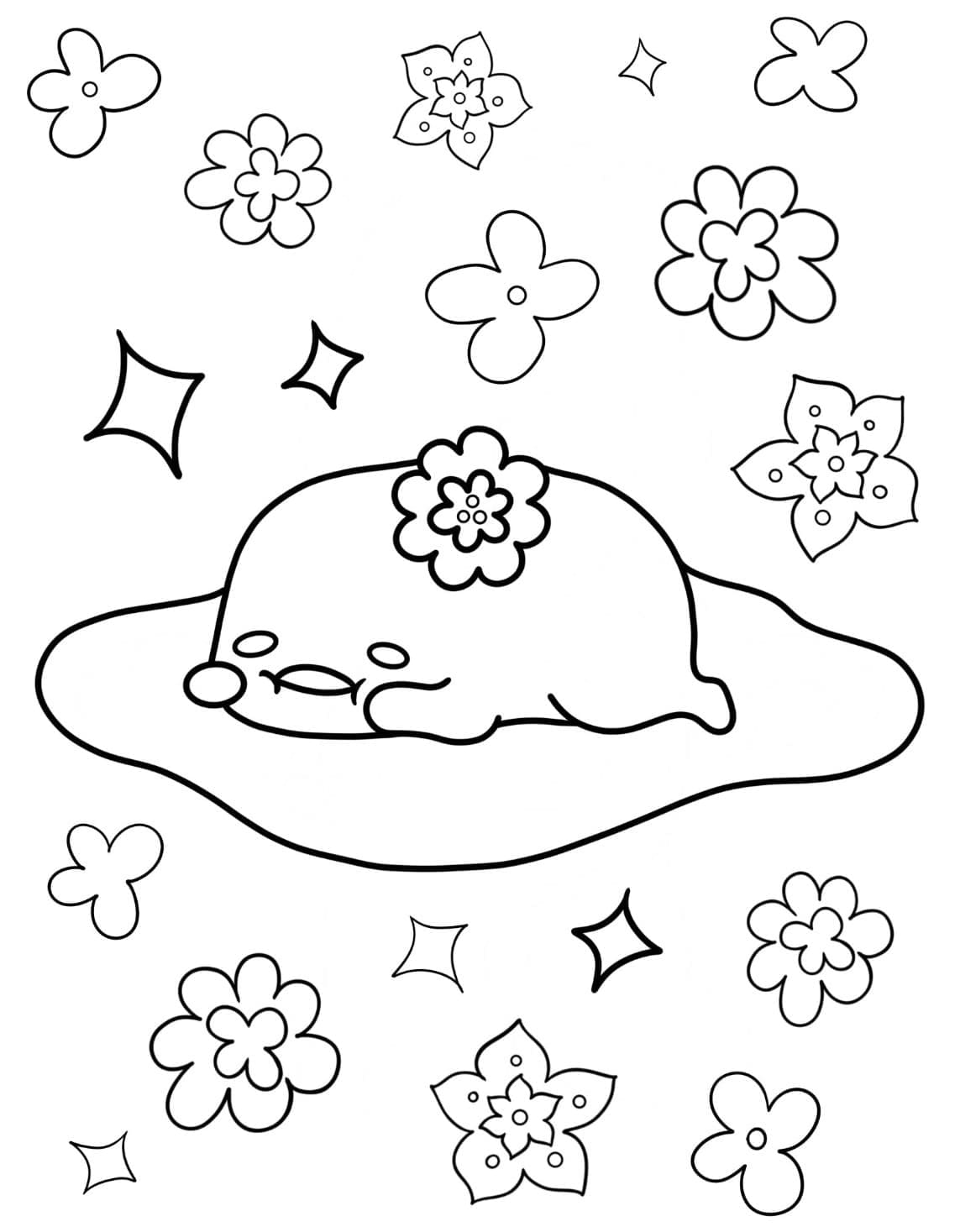 아이들을 위한 구데타마 인쇄 가능 coloring page