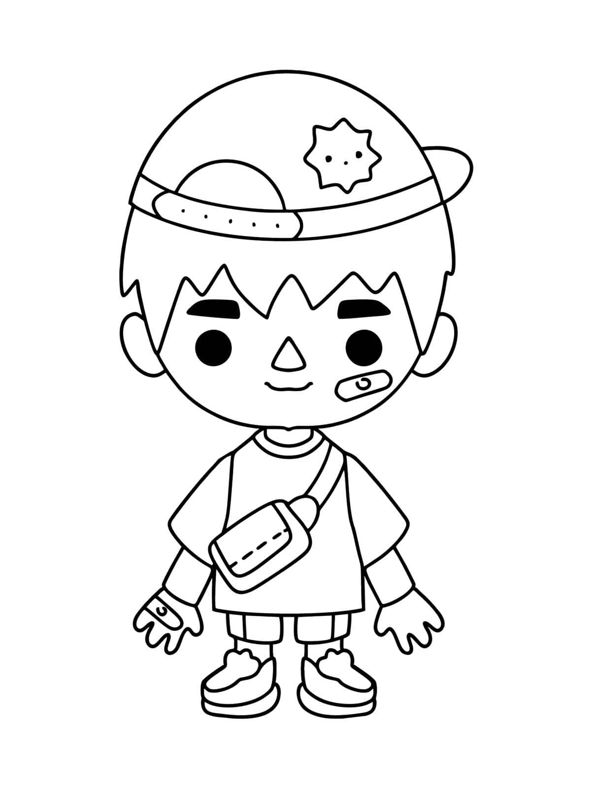 보카 보이 플레이하기 coloring page