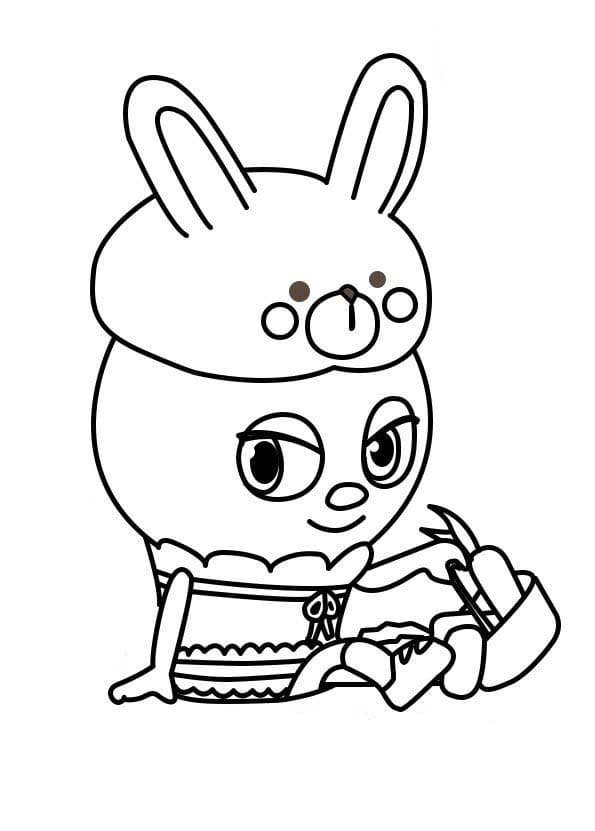 드로우브레드 이발소 coloring page