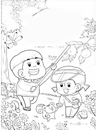 흔한남매 – 페이지 2 coloring page