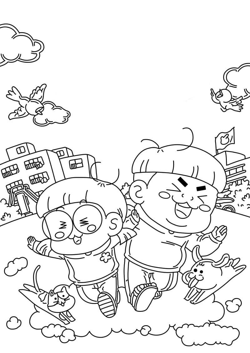 흔한남매 – 페이지 20 coloring page