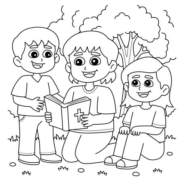 이미지 성경 무료 인쇄 가능 coloring page