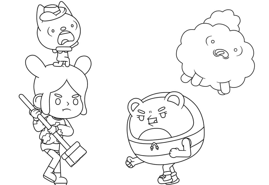 인쇄 가능한 보카 생활 coloring page