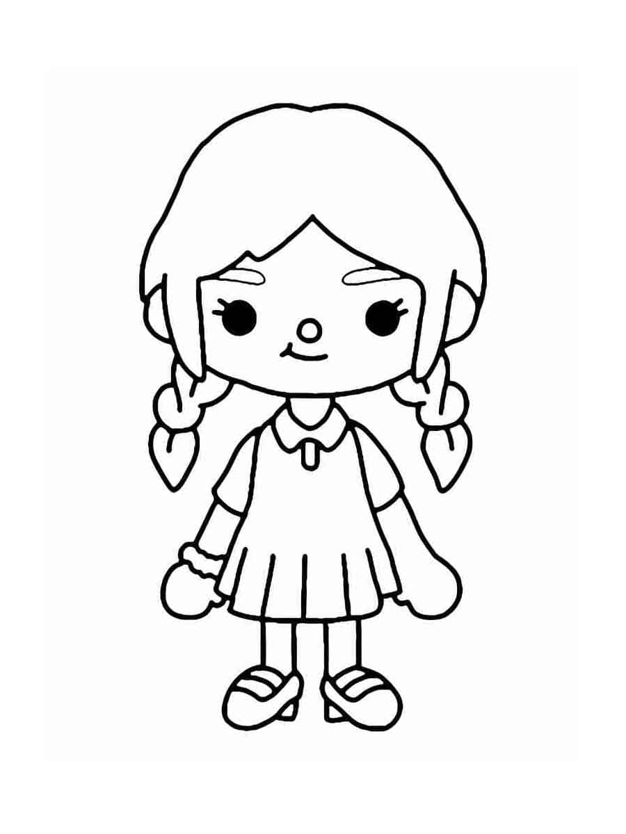 인쇄 토카 보카 coloring page