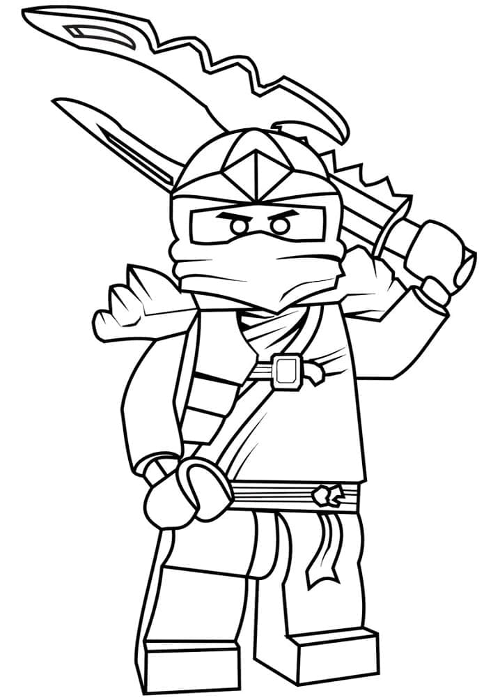 제이 ZX 레고 닌자고 무료 coloring page