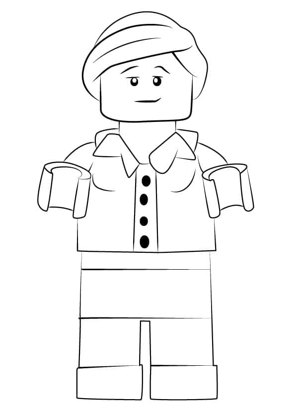 레고 닌자고 패티 키 무료 coloring page