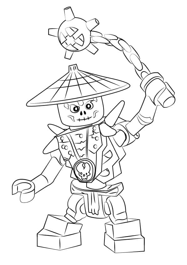 레고 닌자고 프락조 무료 coloring page