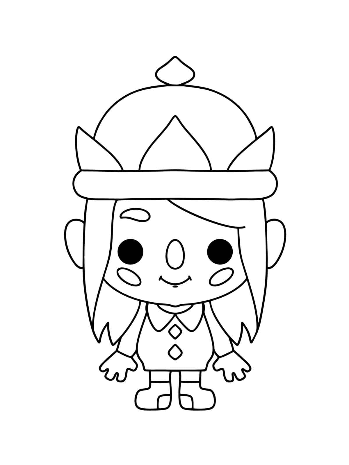 무료 토카 보카 coloring page