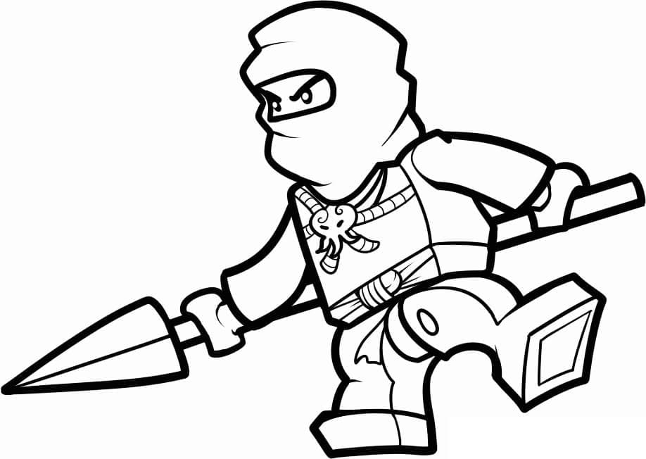 무료로 인쇄 가능한 레고 닌자고 coloring page