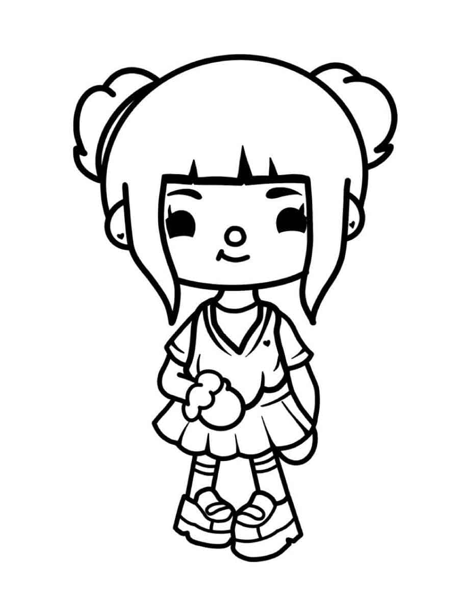 무료로 인쇄할 수 있는 보카 보카 coloring page